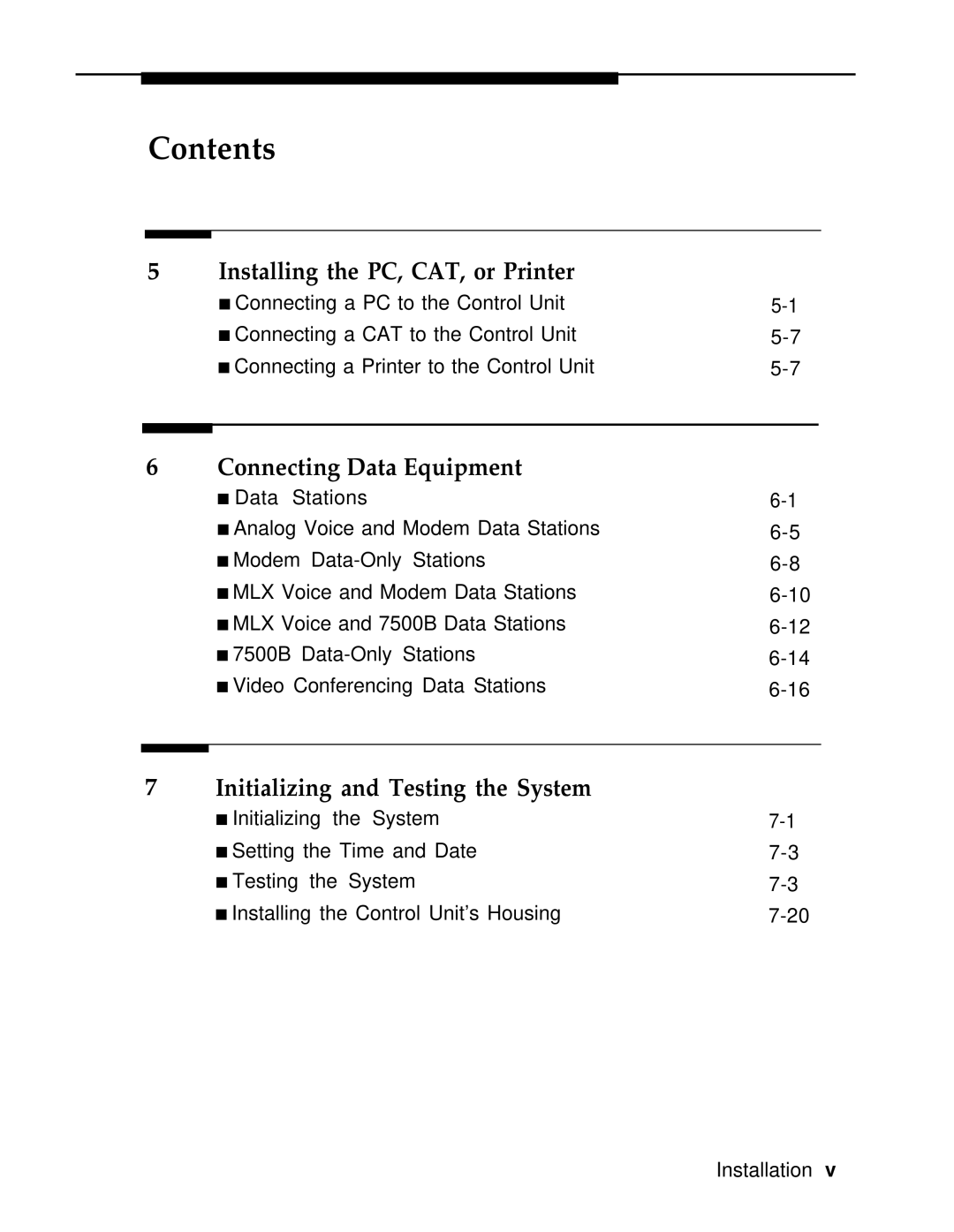 AT&T 3.0 manual Installing the PC, CAT, or Printer 