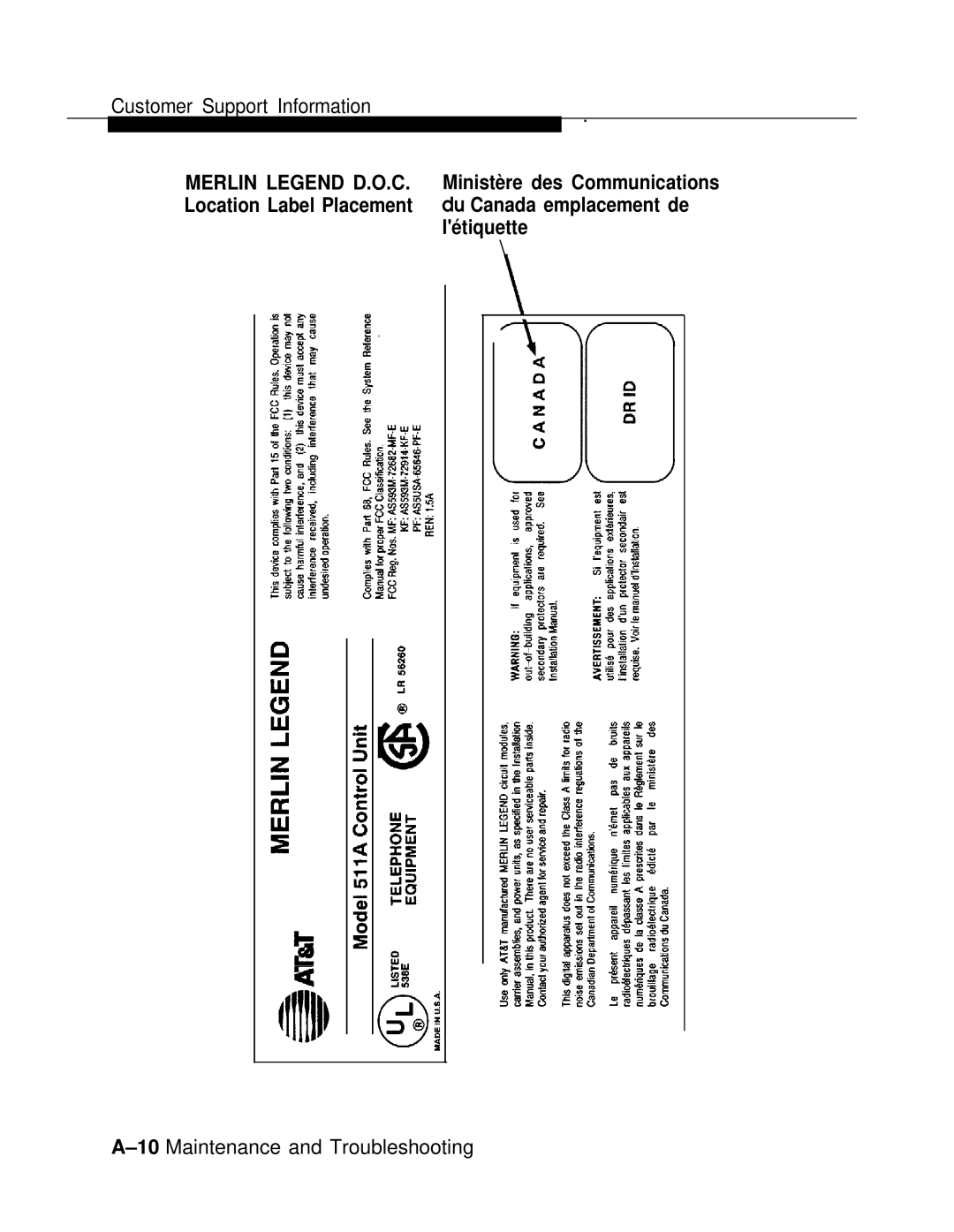 AT&T 3.0 manual 10Maintenance and Troubleshooting 