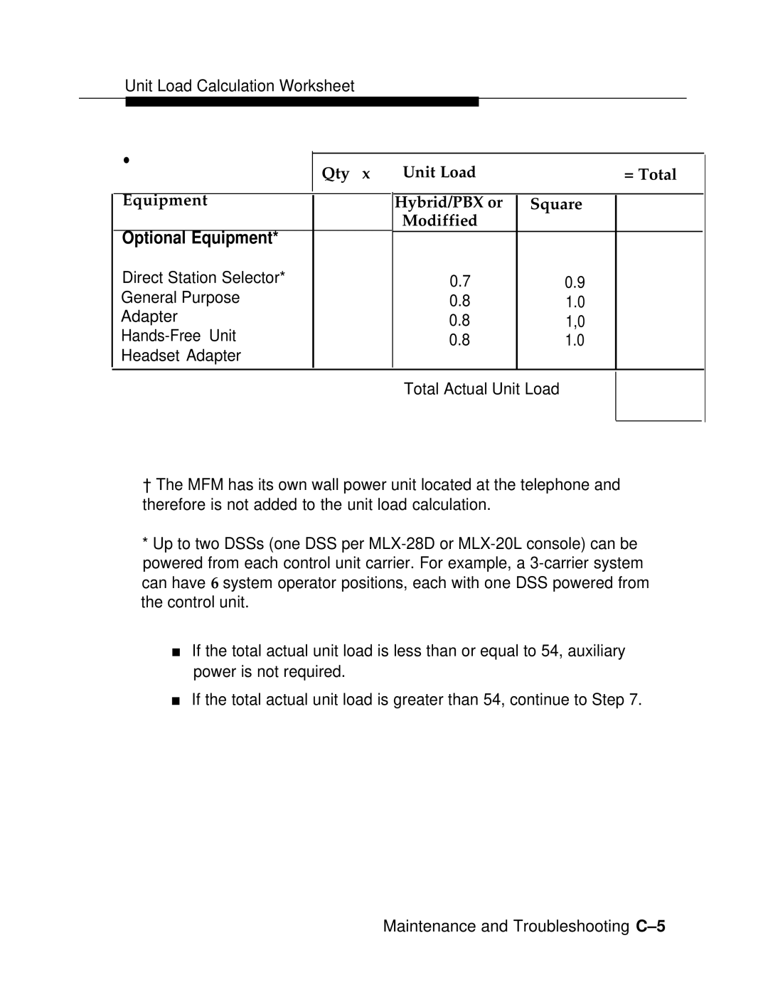 AT&T 3.0 manual Optional Equipment 