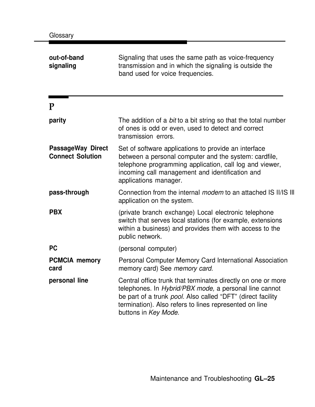 AT&T 3.0 manual Pbx 