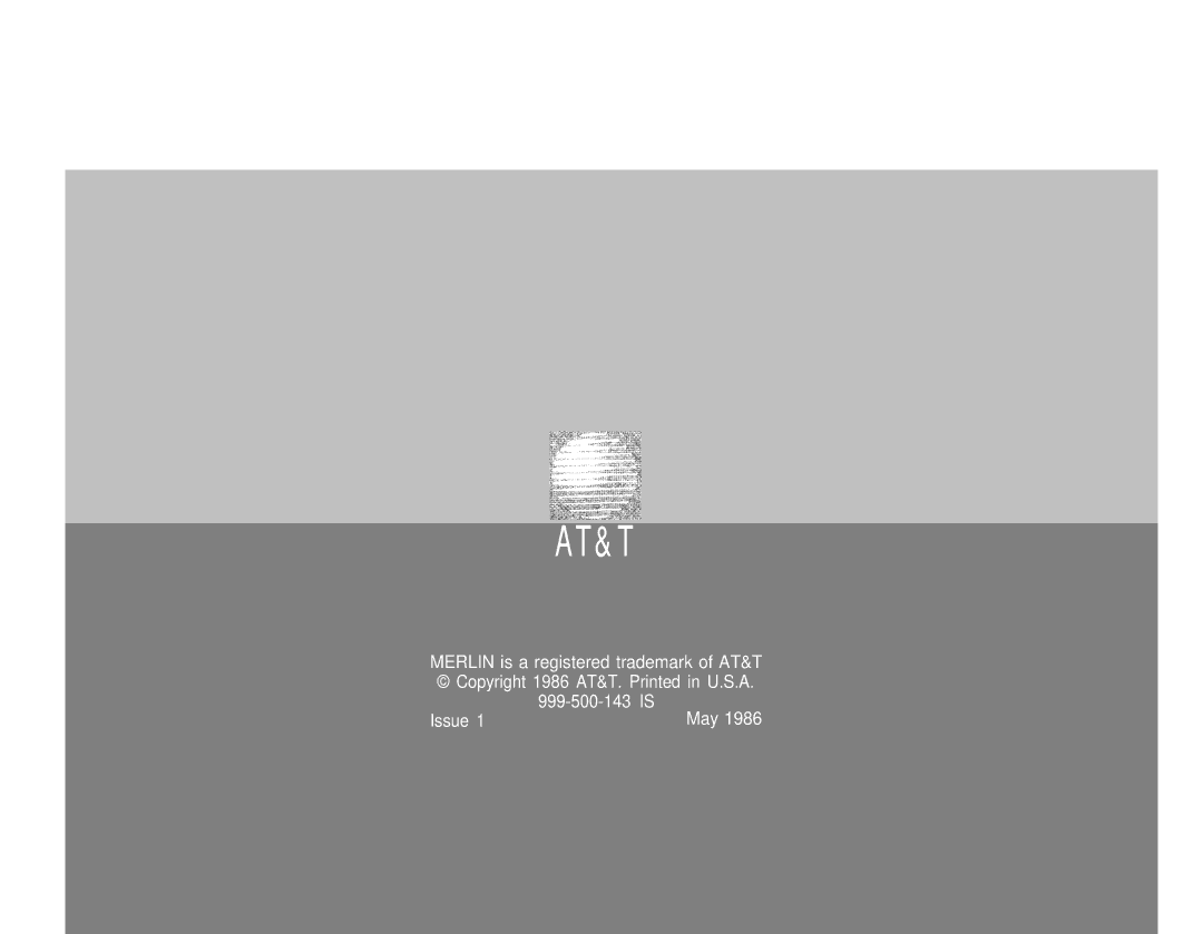 AT&T 3070, 1030 manual At&T 