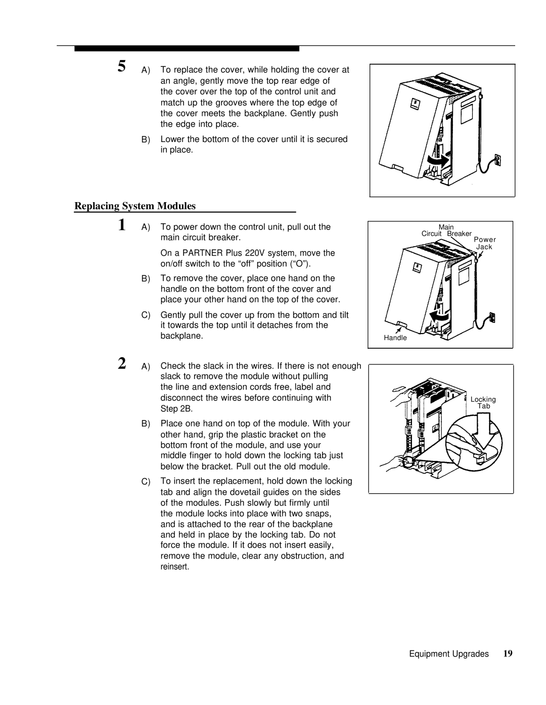 AT&T 3.1 manual Replacing System Modules 