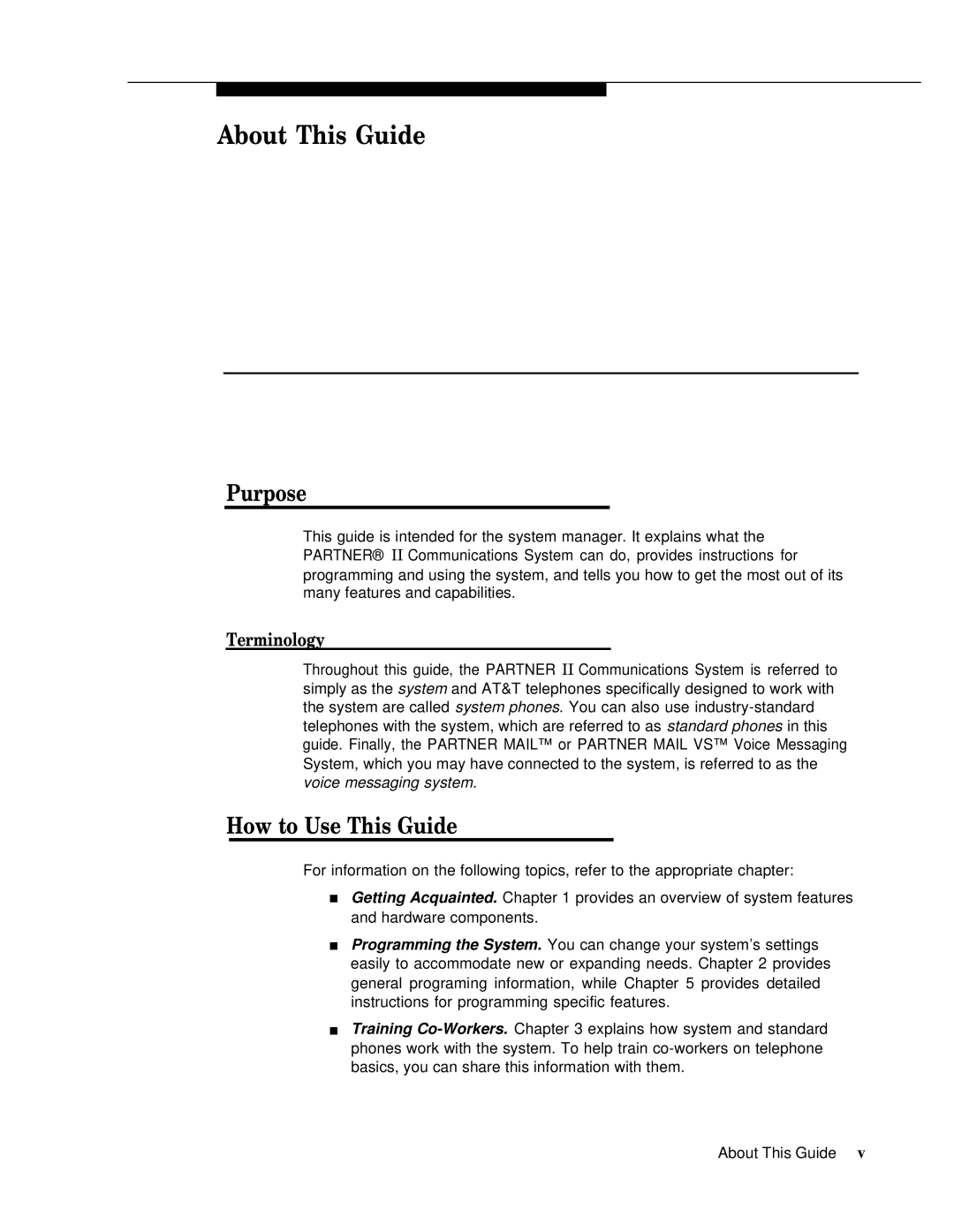 AT&T 518-455-317 manual Purpose, How to Use This Guide, Terminology 