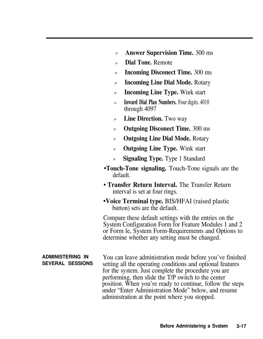 AT&T 518-600-016 manual Inward Dial Plan Numbers. Four digits through 