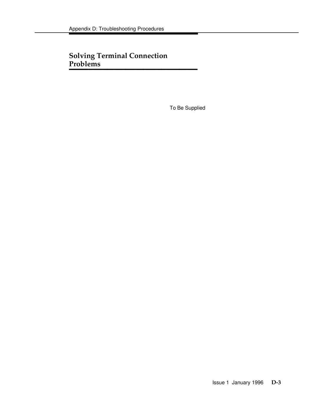 AT&T 555-230-223 manual Solving Terminal Connection Problems 