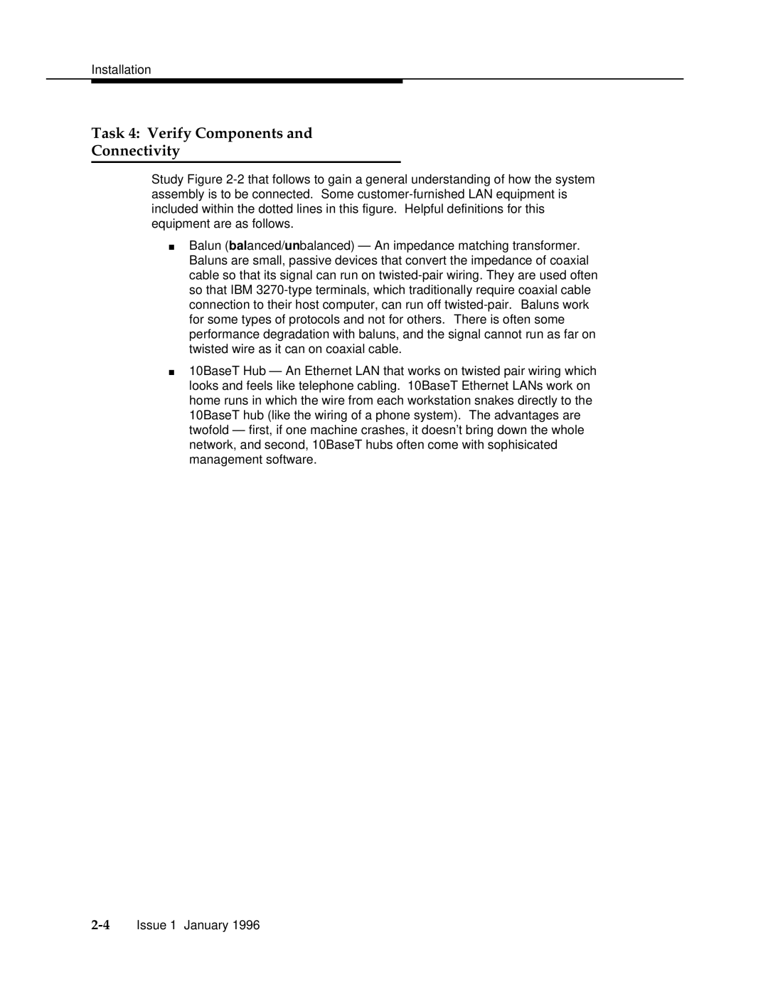 AT&T 555-230-223 manual Task 4 Verify Components Connectivity 