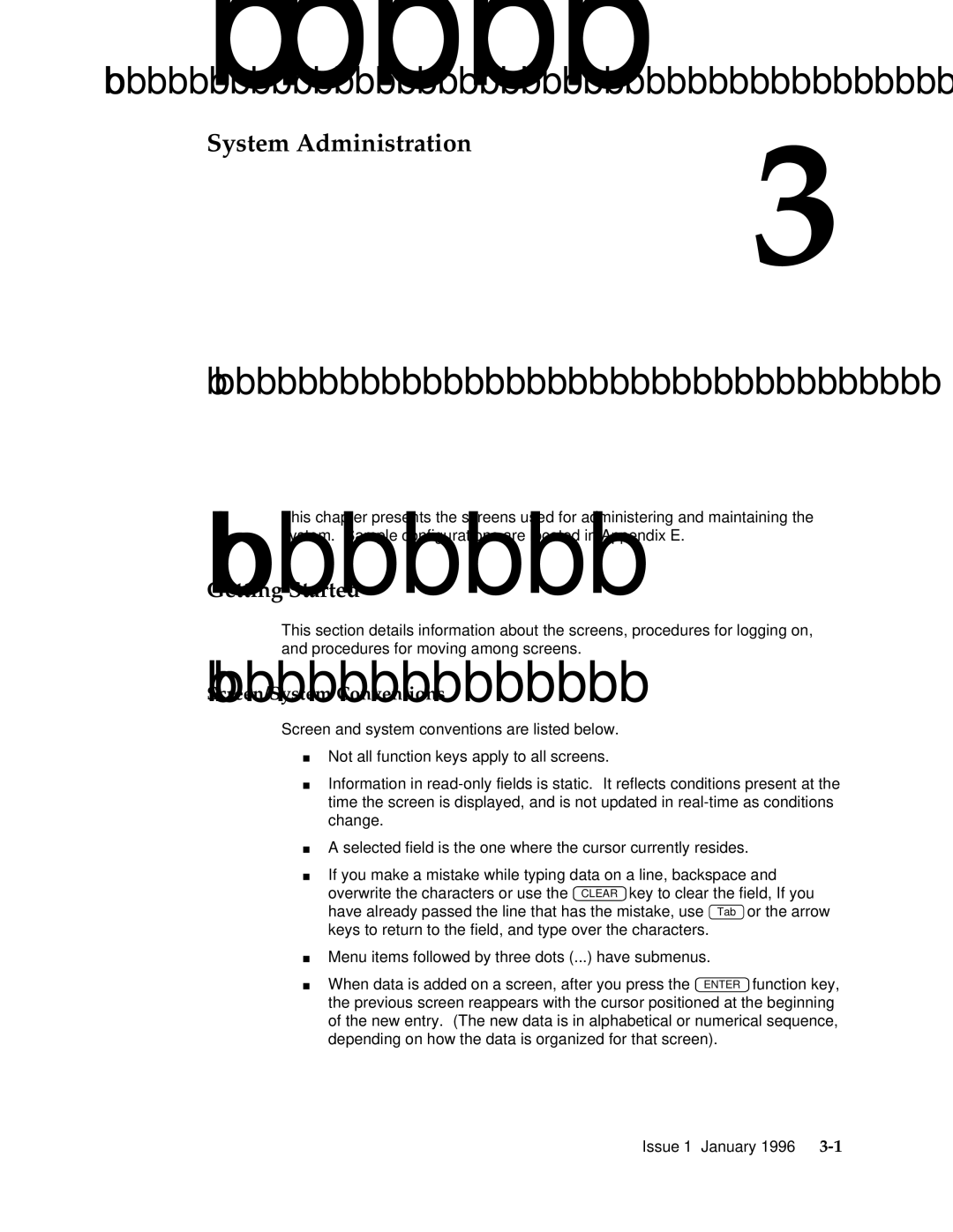 AT&T 555-230-223 manual System Administration, Getting Started, Screen/System Conventions 