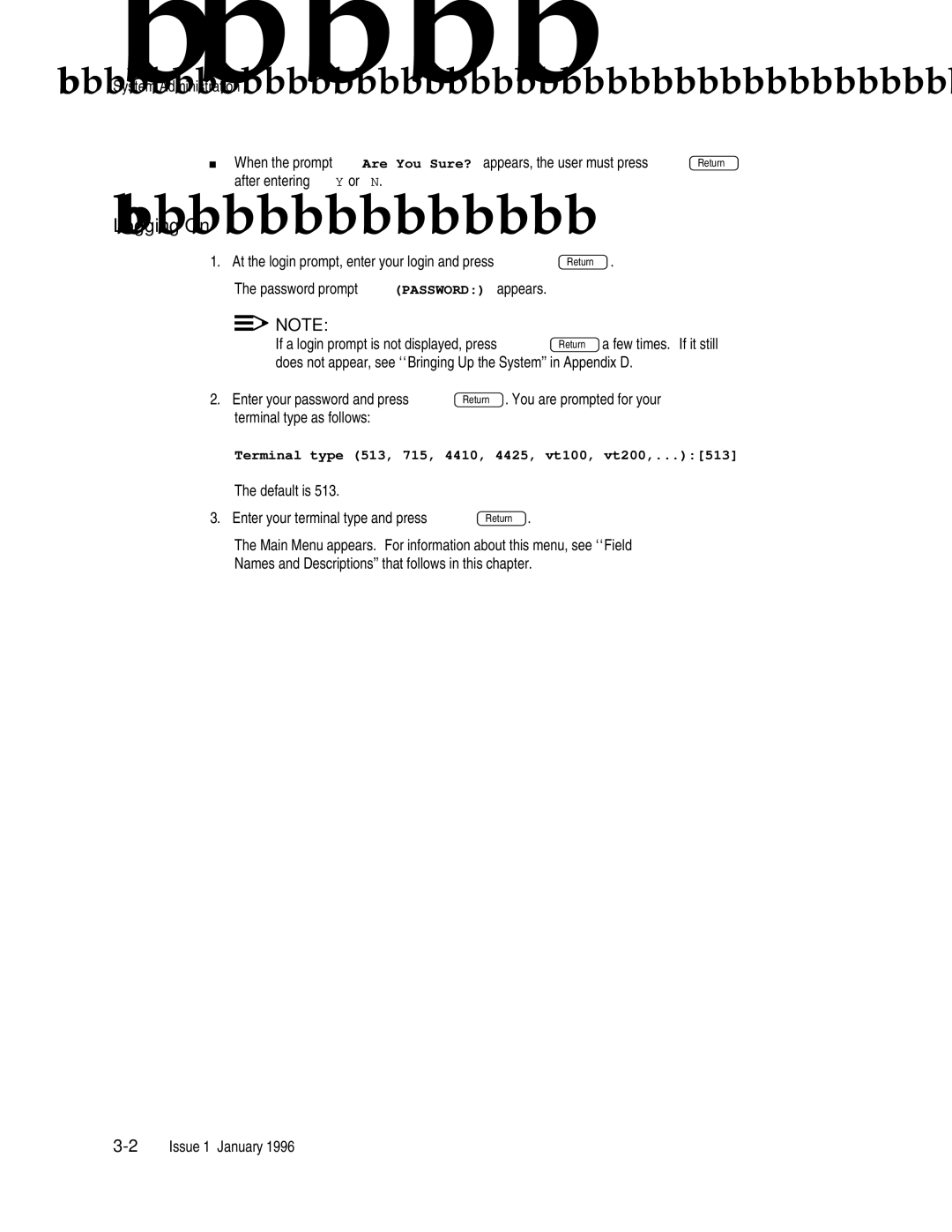 AT&T 555-230-223 manual Logging On 