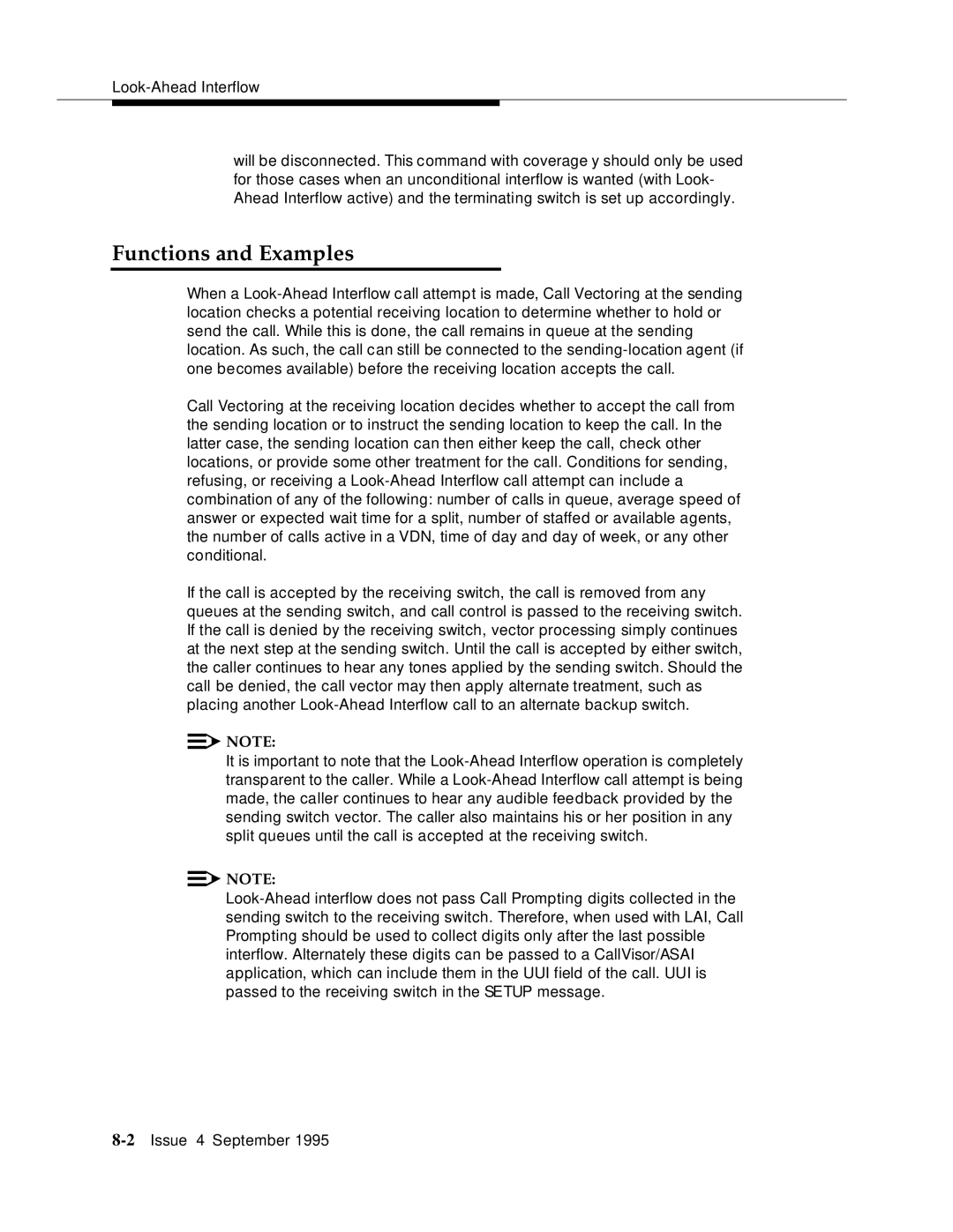 AT&T 555-230-520 manual Functions and Examples 