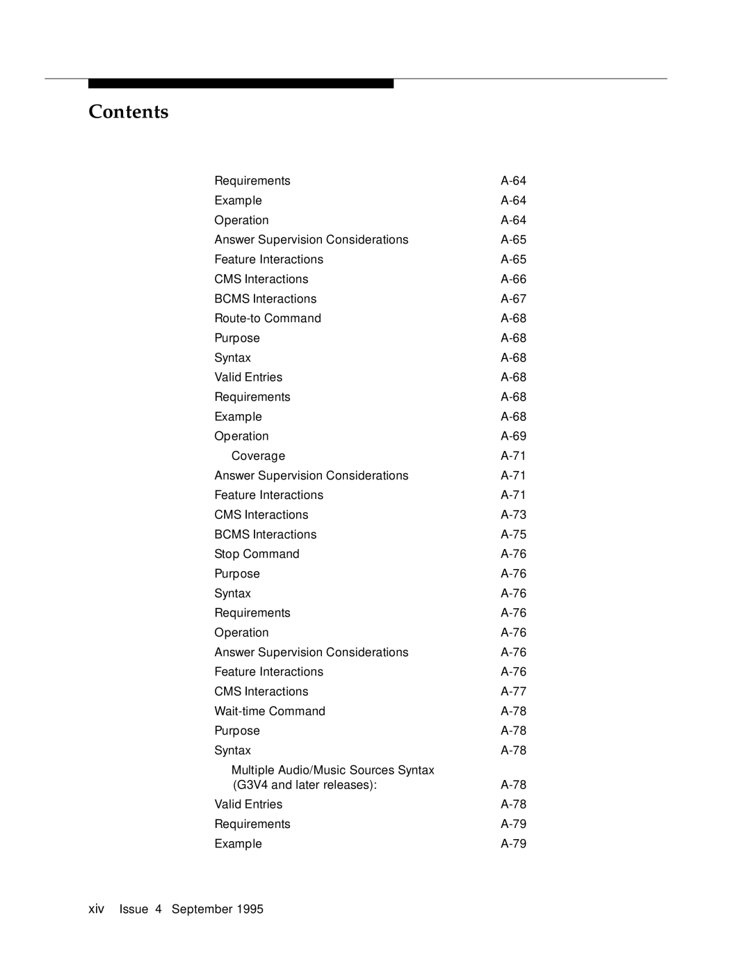 AT&T 555-230-520 manual Contents 