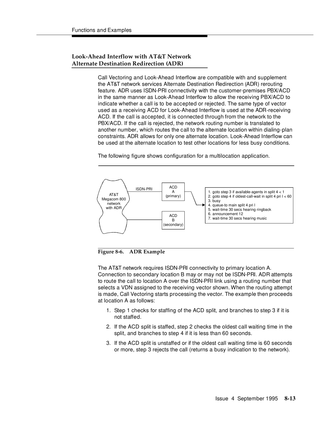 AT&T 555-230-520 manual ADR Example 