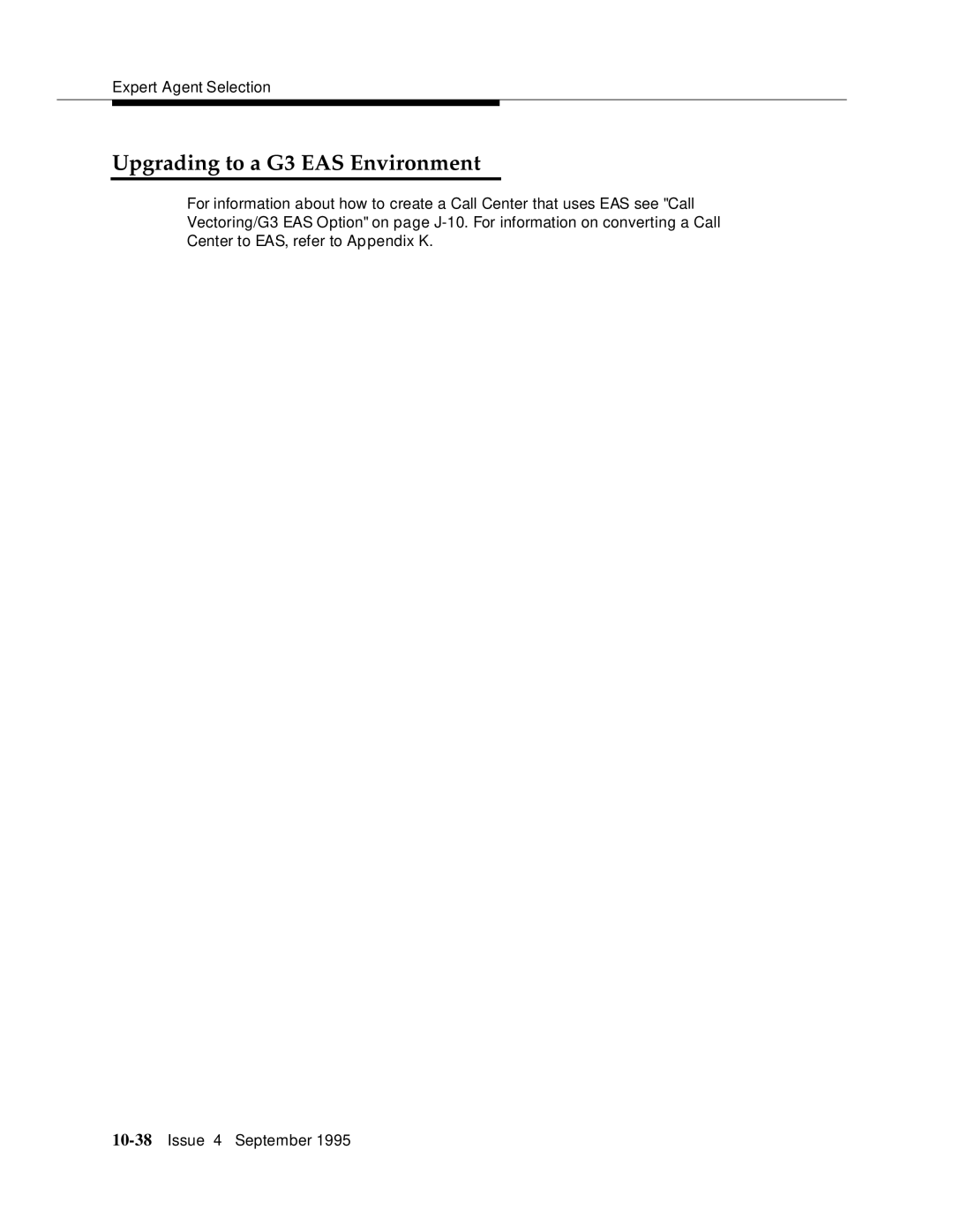 AT&T 555-230-520 manual Upgrading to a G3 EAS Environment 