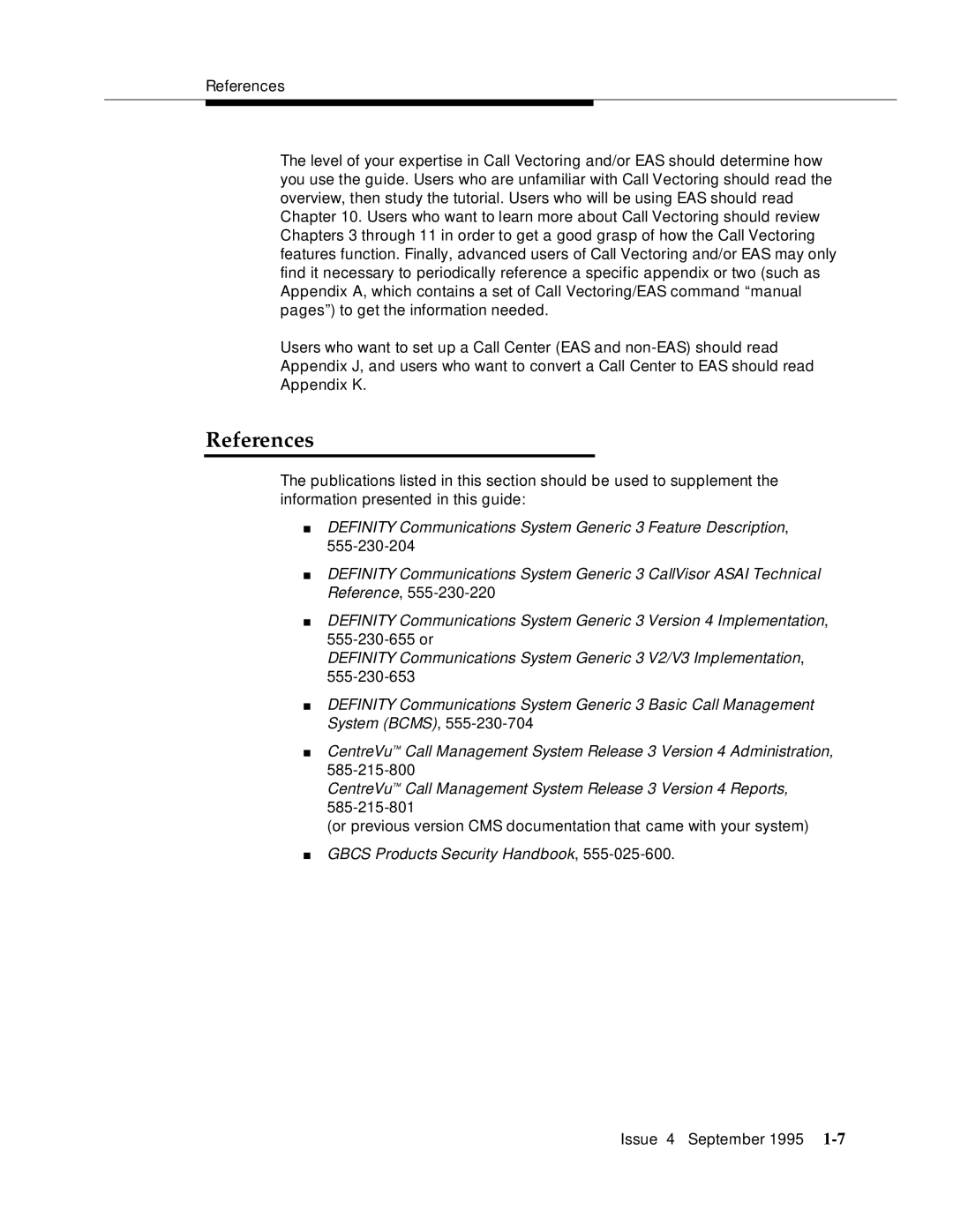 AT&T 555-230-520 manual References 