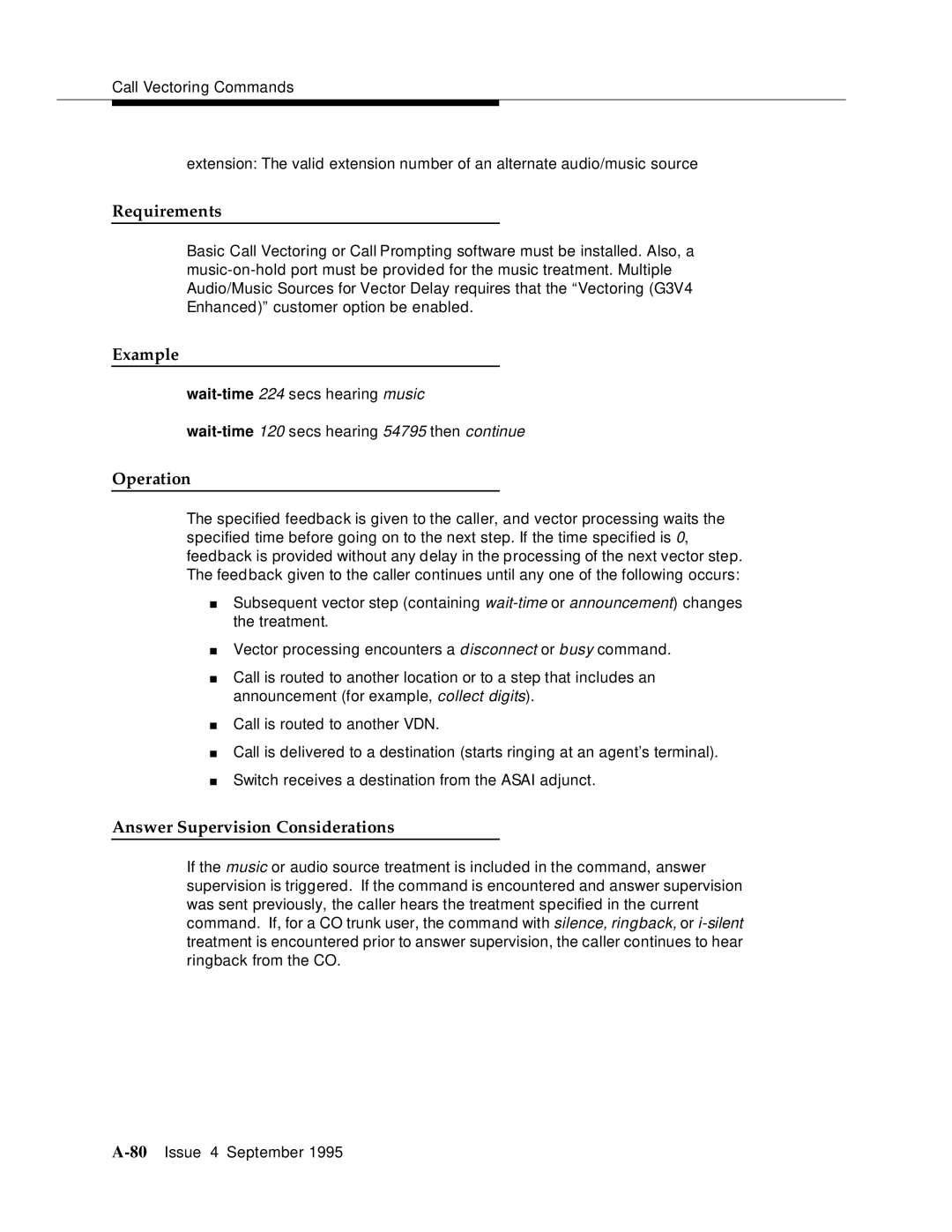 AT&T 555-230-520 manual Wait-time120 secs hearing 54795 then continue 