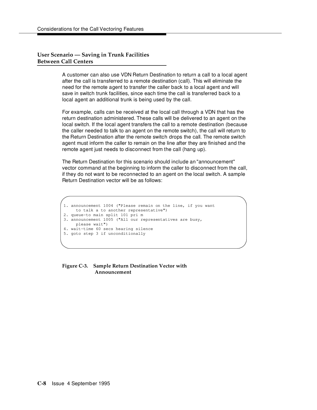 AT&T 555-230-520 manual Considerations for the Call Vectoring Features 