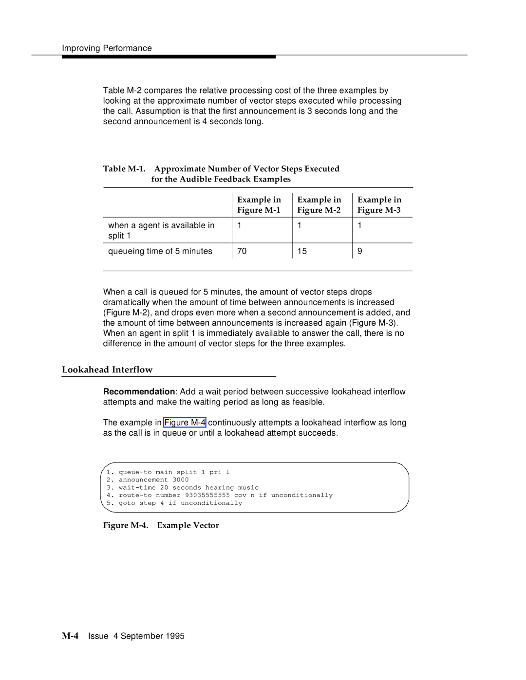 AT&T 555-230-520 manual Lookahead Interflow, When a agent is available Split Queueing time of 5 minutes 