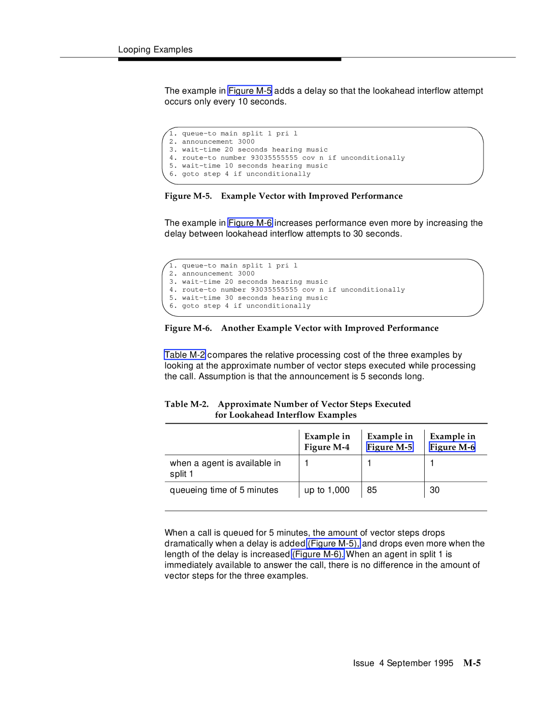 AT&T 555-230-520 manual Figure M-5. Example Vector with Improved Performance 