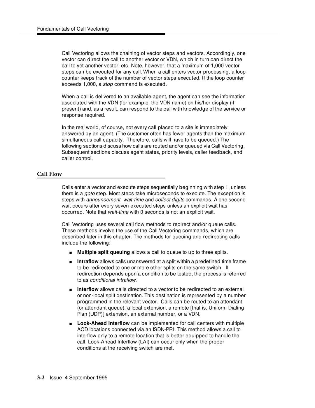 AT&T 555-230-520 manual Call Flow 