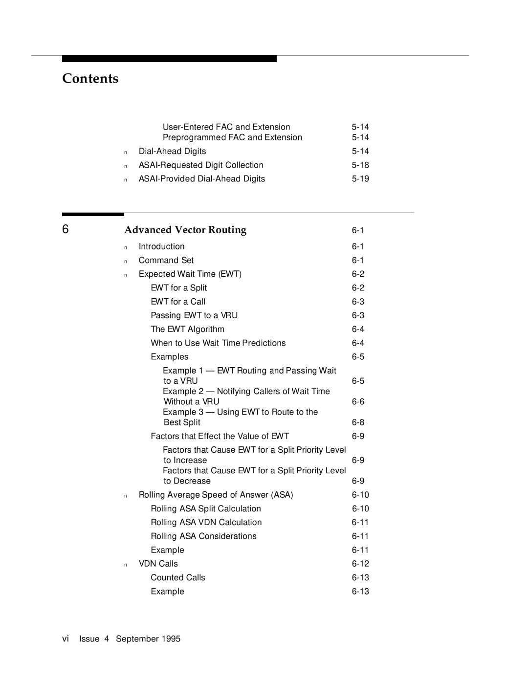 AT&T 555-230-520 manual Advanced Vector Routing 