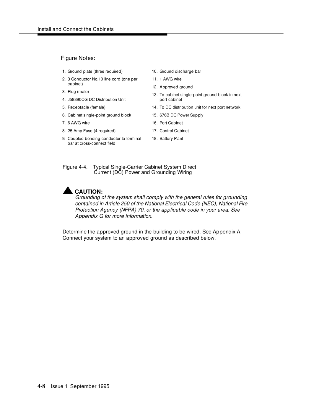 AT&T 555-230-894 manual Figure Notes 