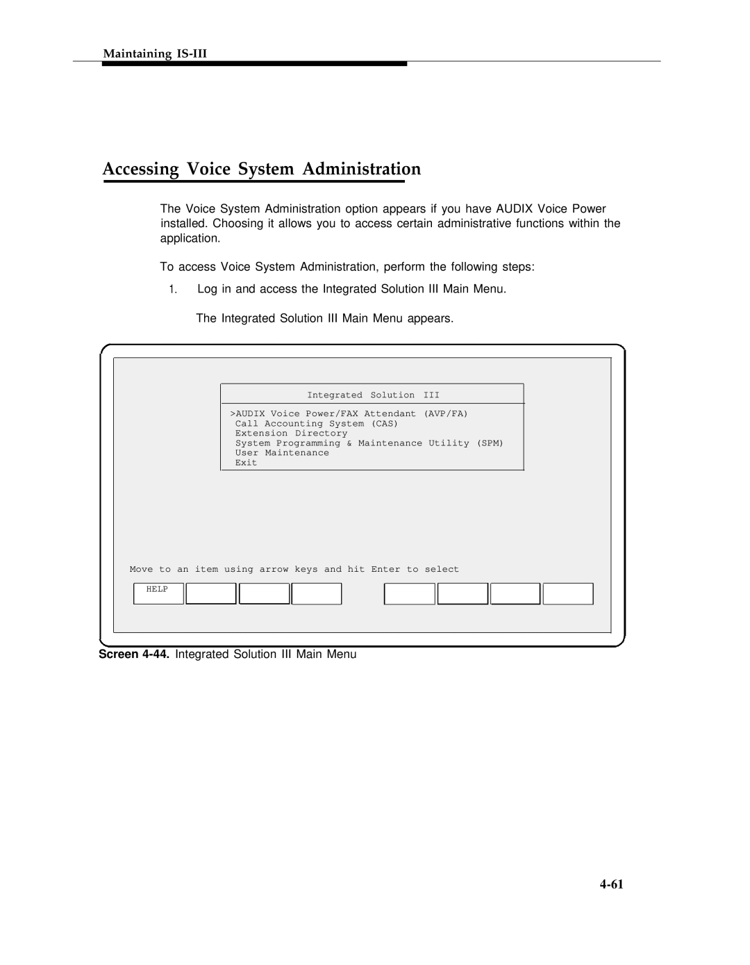 AT&T 555-601-010ADD manual Accessing Voice System Administration 