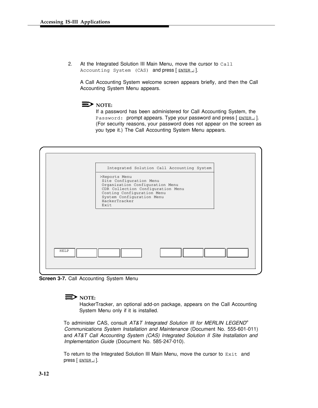 AT&T 555-601-010ADD manual Help 