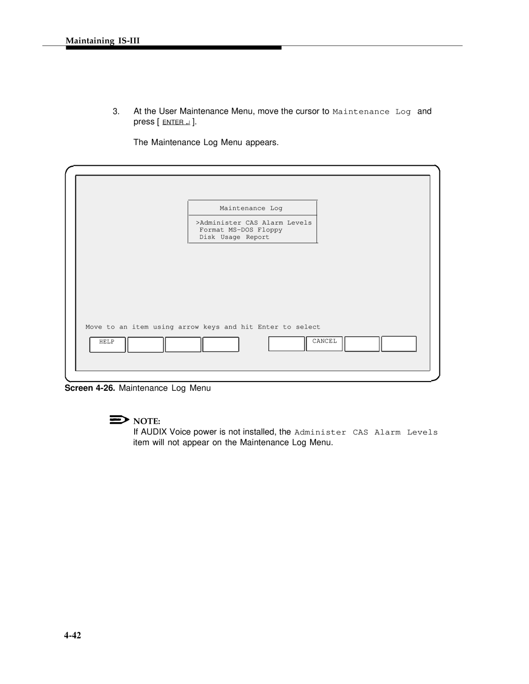 AT&T 555-601-010ADD manual Maintaining IS-III 