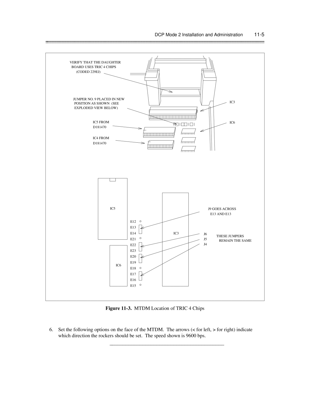 AT&T 585-300-903 manual Verify That the Daughter Board Uses Tric 4 Chips Coded 229EJ 