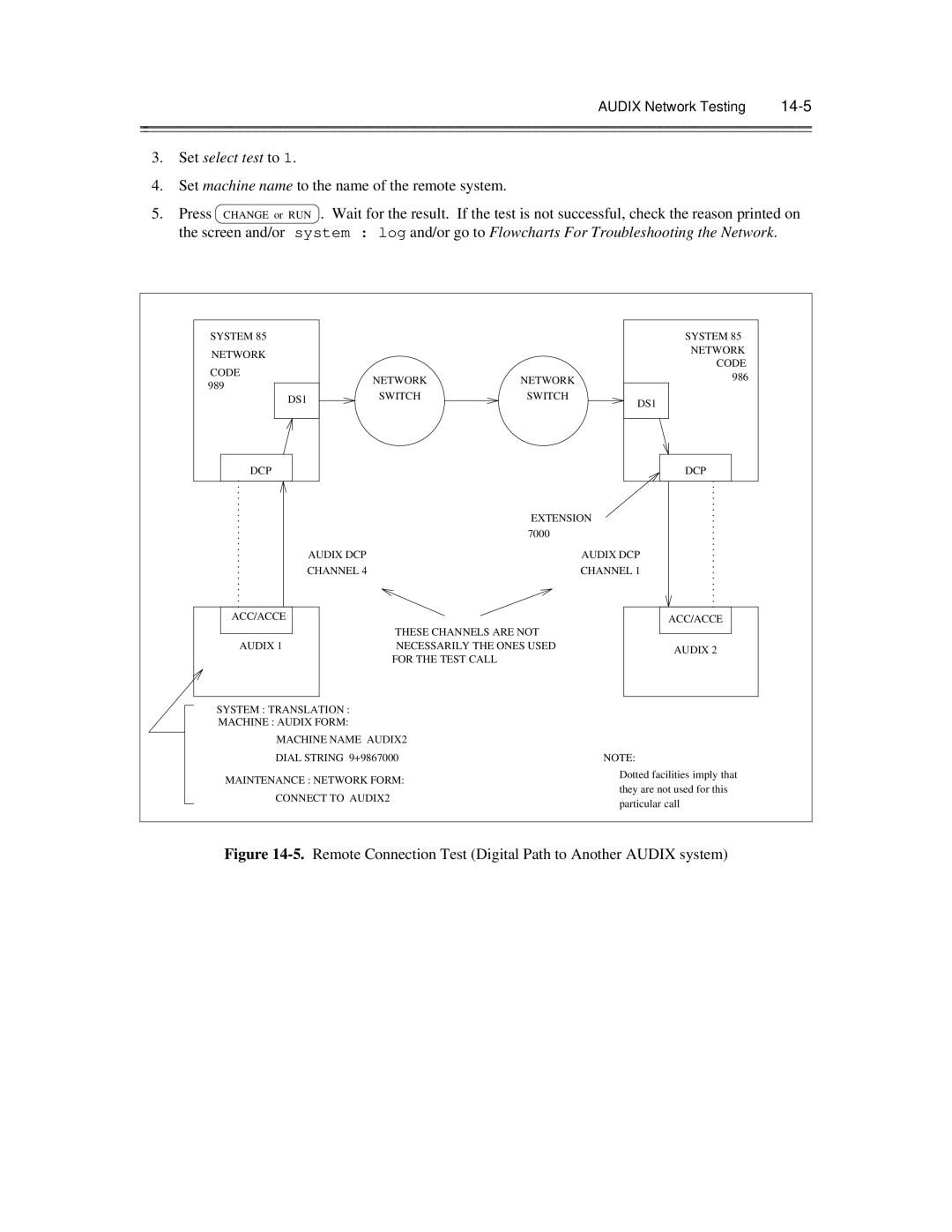 AT&T 585-300-903 manual Set select test to 