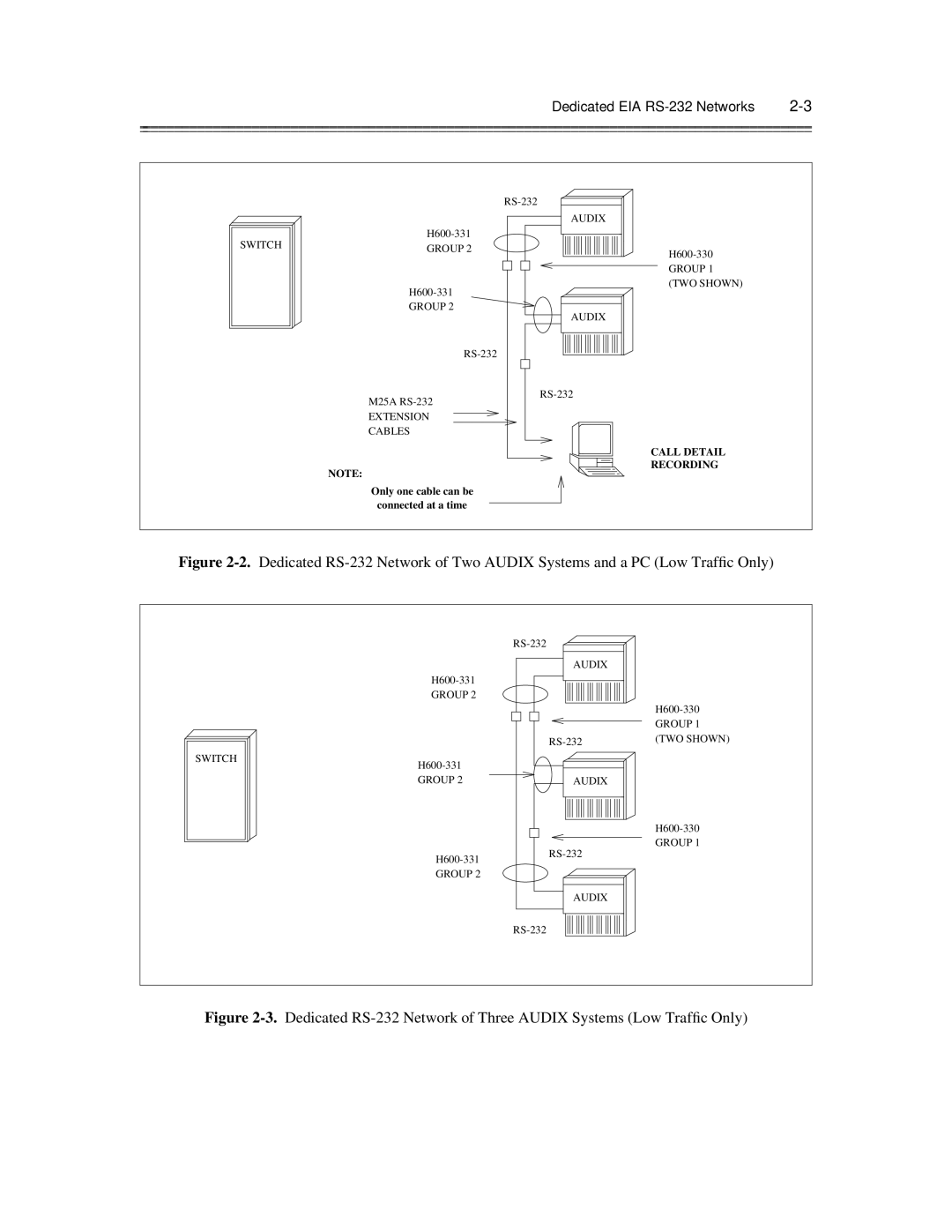 AT&T 585-300-903 manual Dedicated EIA RS-232 Networks, Call Detail Recording 