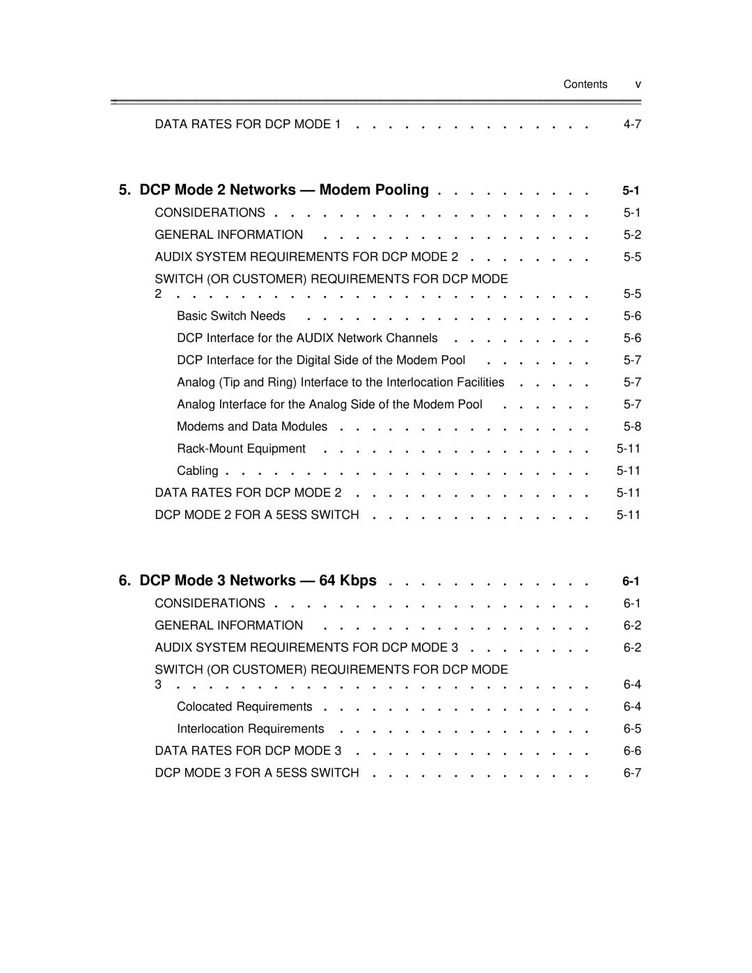 AT&T 585-300-903 manual Considerations General Information, Rack-Mount Equipment Cabling, Contents 