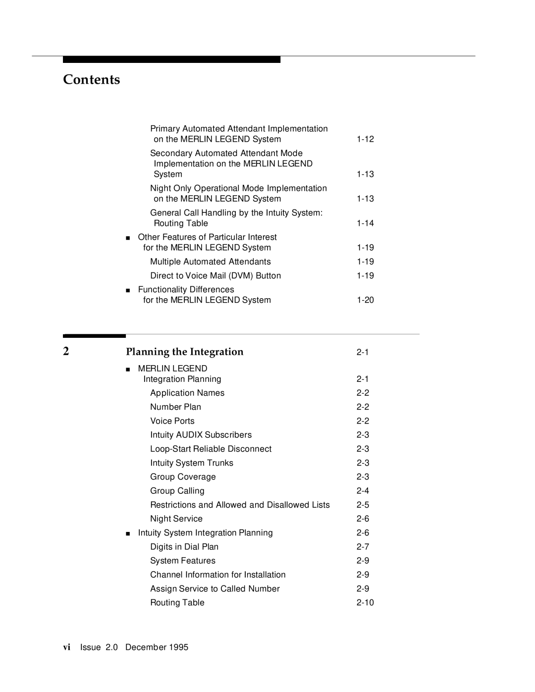 AT&T 585-310-231 manual Planning the Integration 