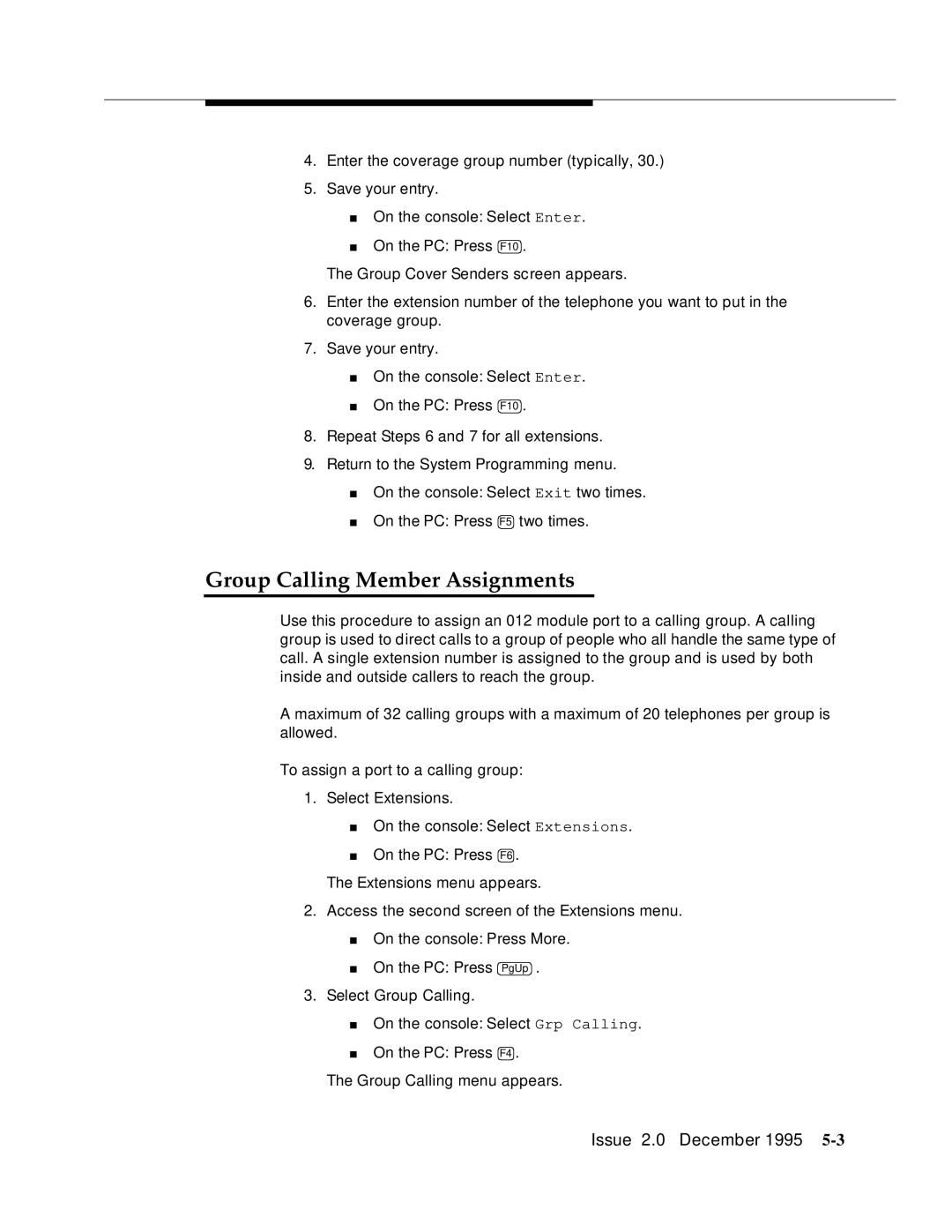 AT&T 585-310-231 manual Group Calling Member Assignments 