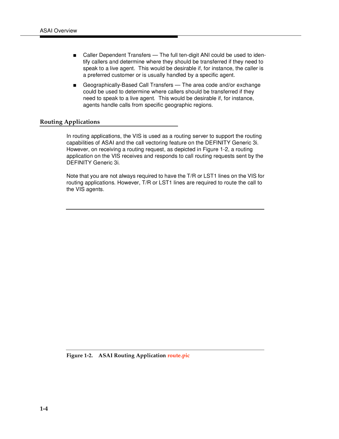 AT&T 585-350-812 manual Routing Applications, Asai Routing Application route.pic 