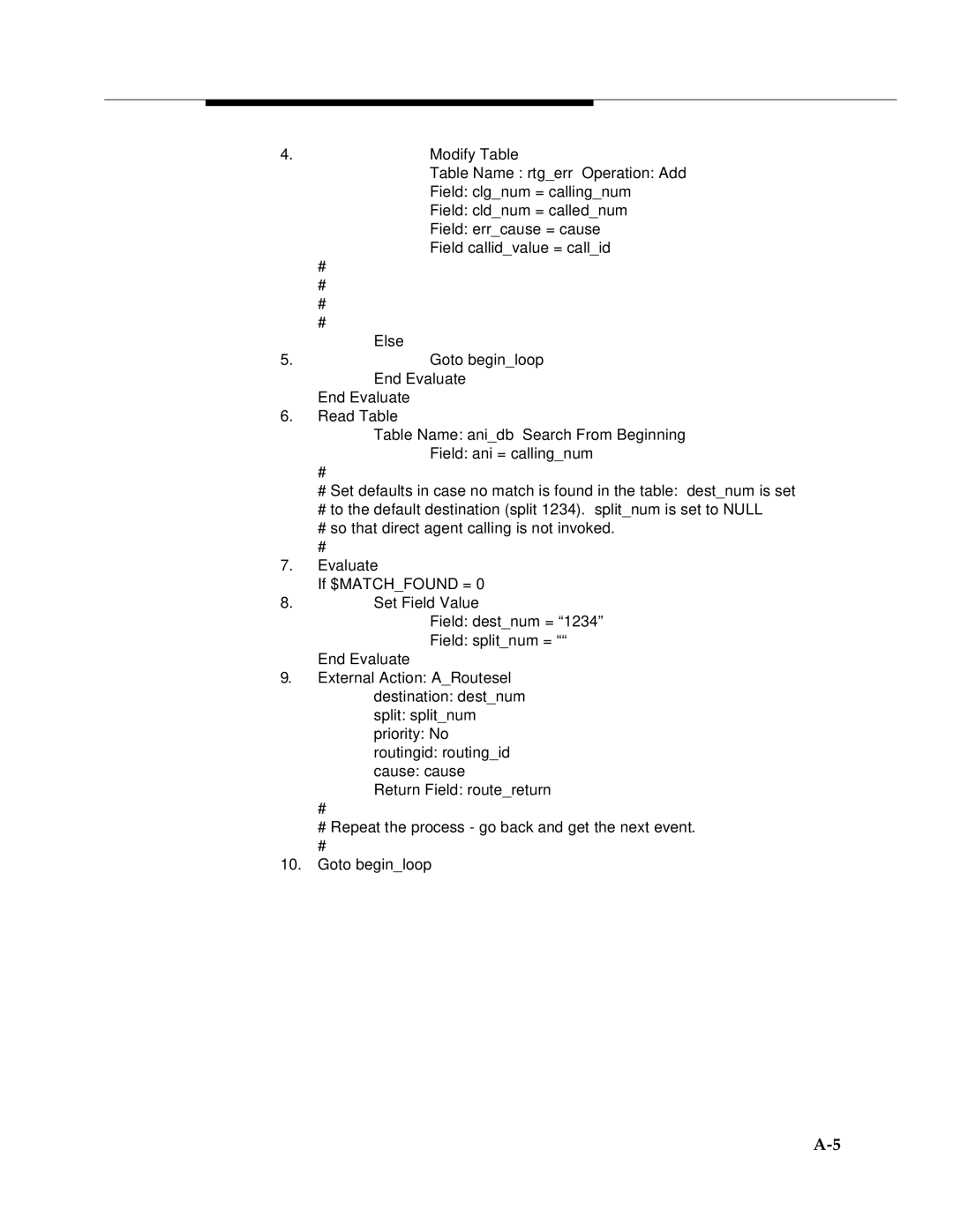 AT&T 585-350-812 manual Modify Table 