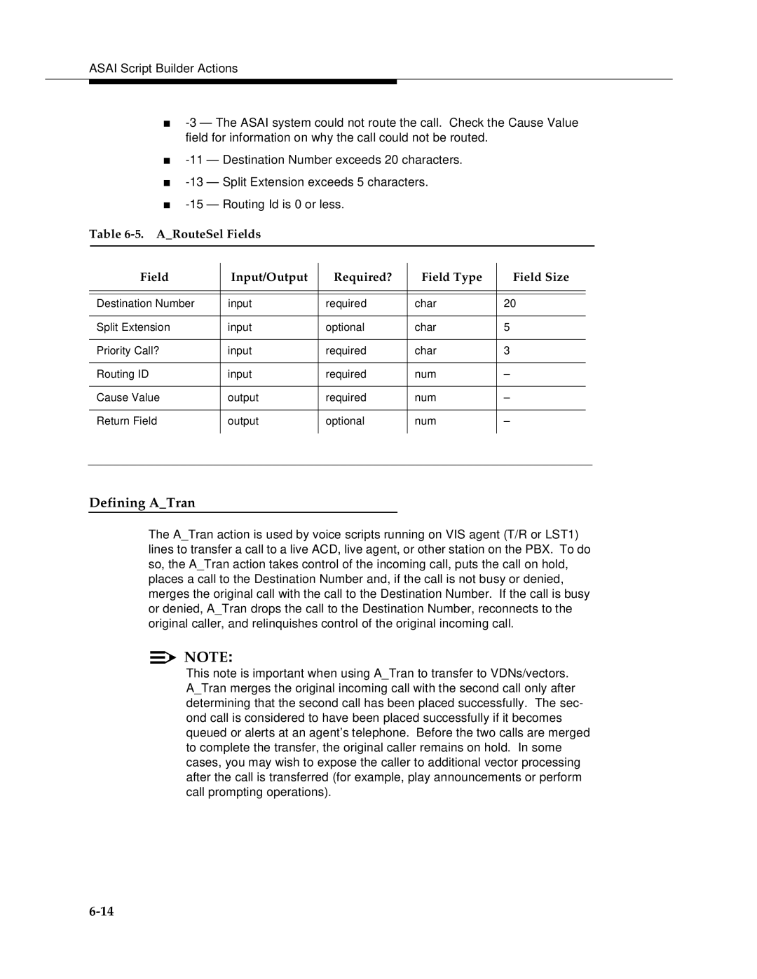 AT&T 585-350-812 manual Defining ATran 