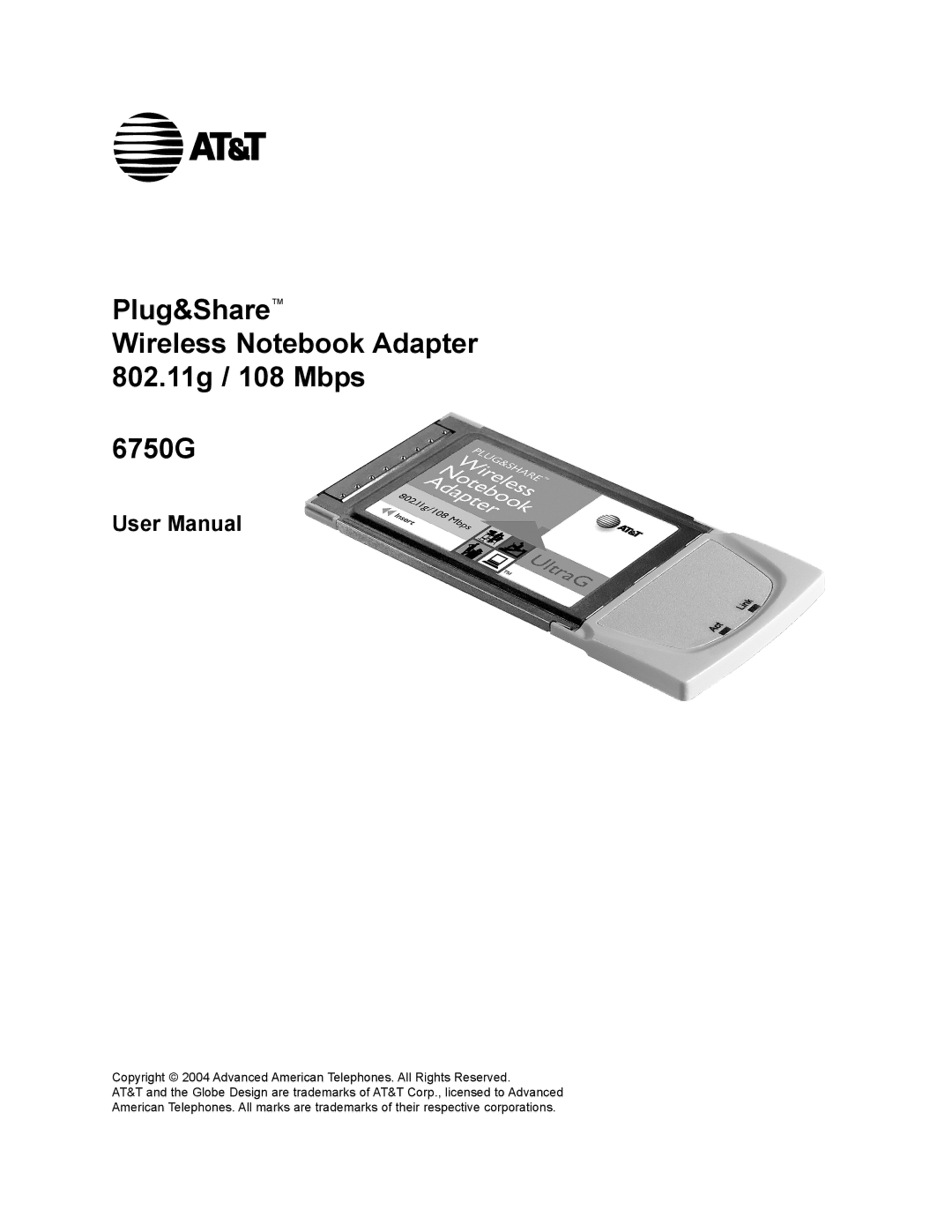 AT&T 6750G user manual 