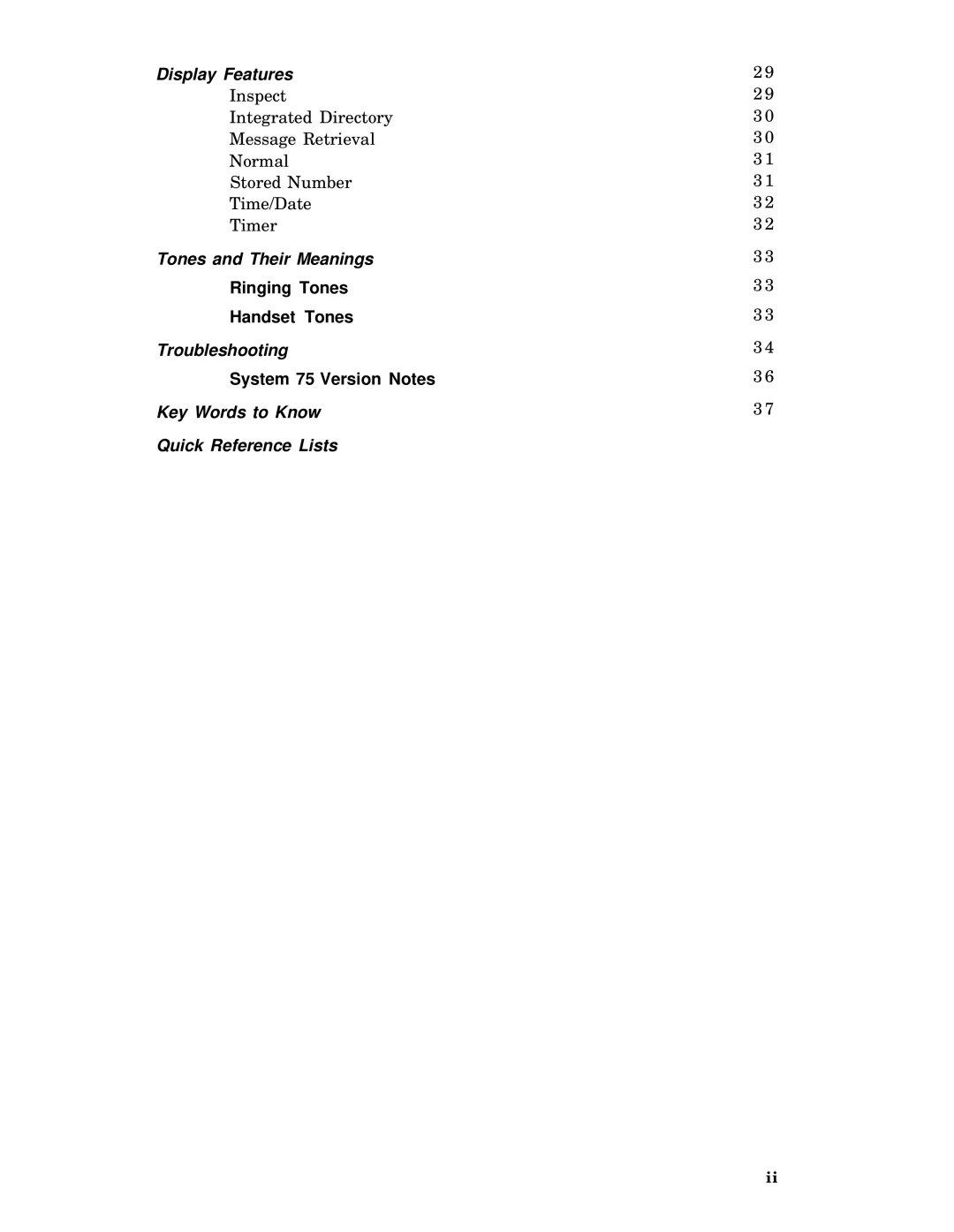 AT&T 7406 manual Display Features 