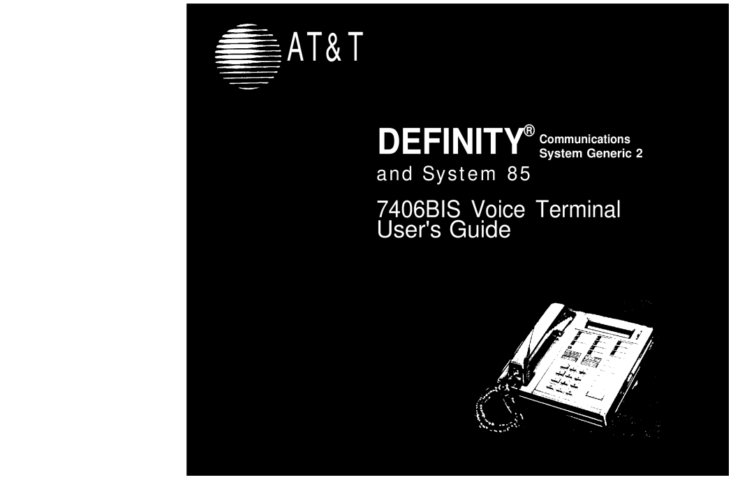 AT&T 7406BIS manual At&T 