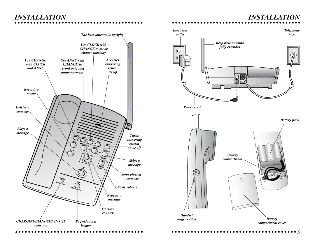 AT&T 7625 user manual Installation 