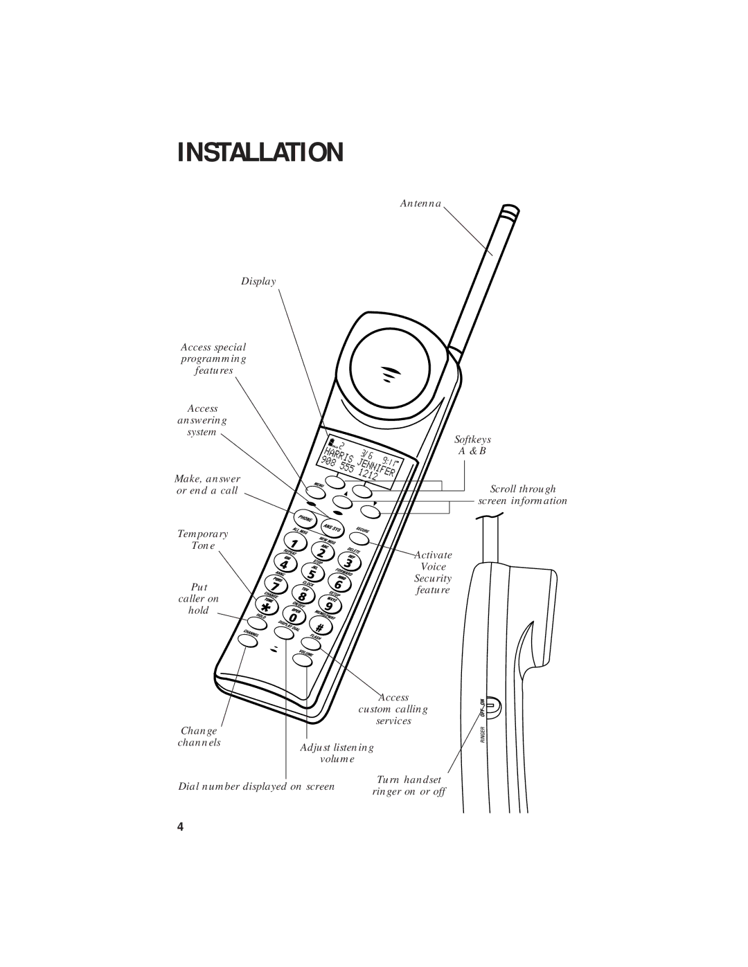 AT&T 7720 user manual Installation 