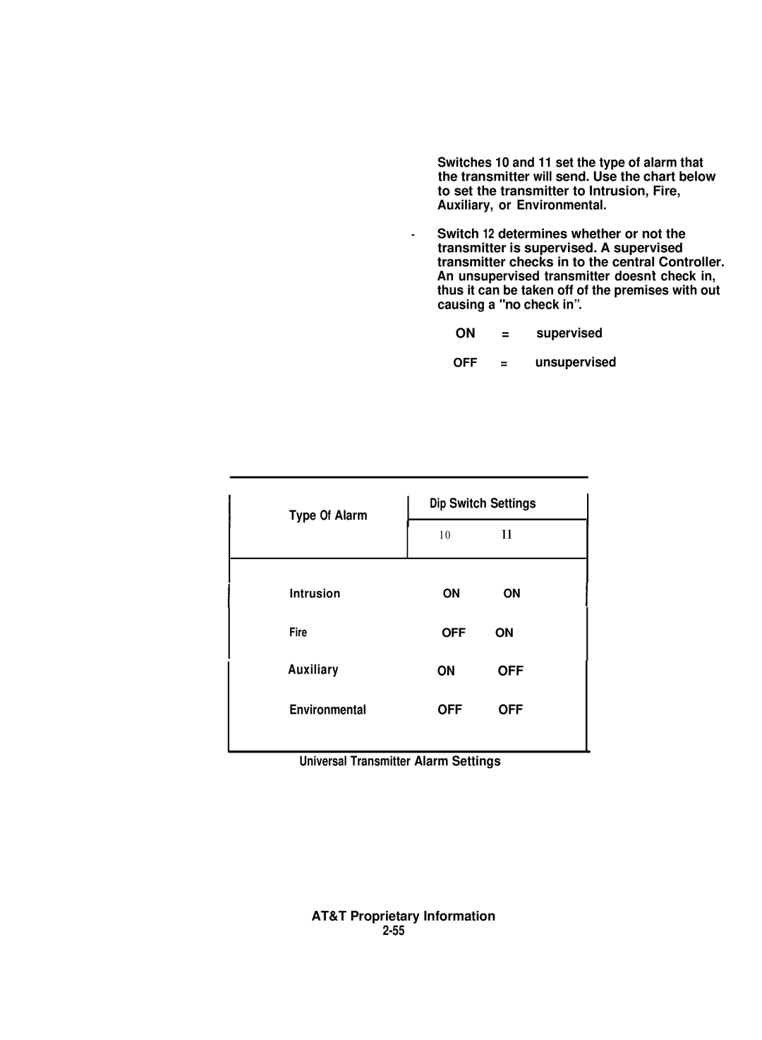 AT&T 8000 installation instructions Auxiliary, Environmental 