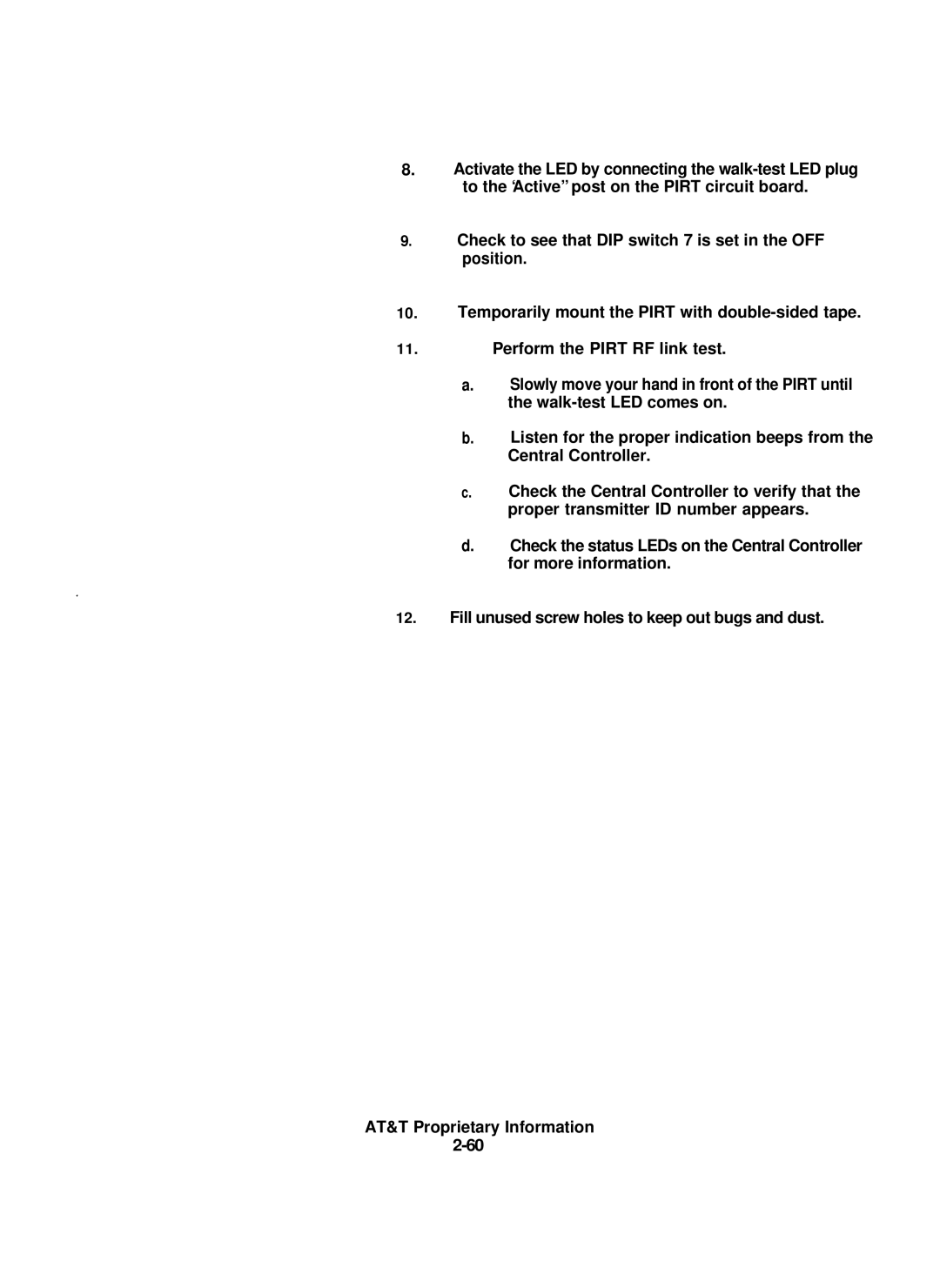 AT&T 8000 installation instructions 