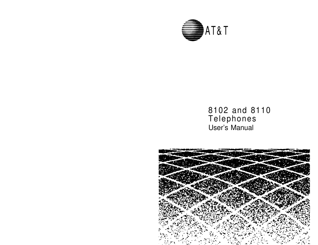 AT&T 8110, 8102 user manual At&T 