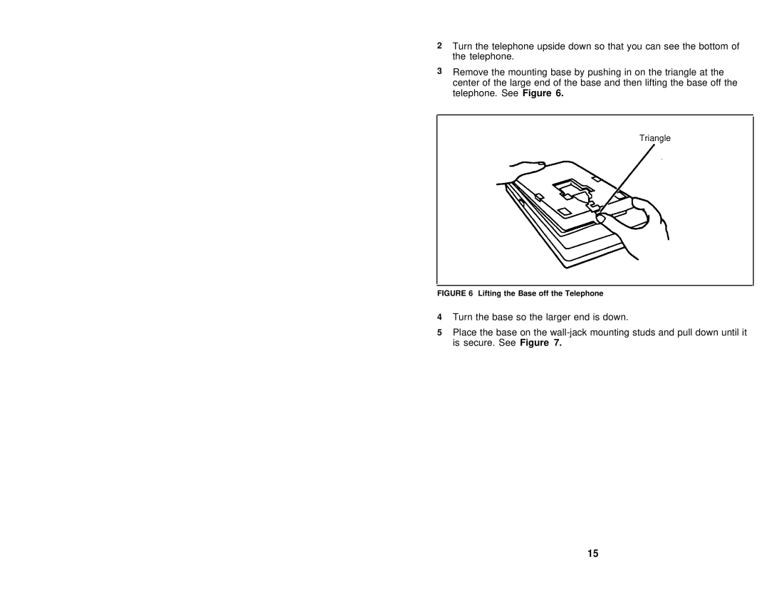 AT&T 8102, 8110 user manual Triangle 