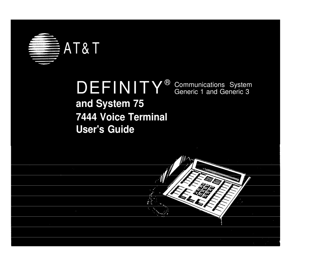 AT&T 8434 manual Definity 