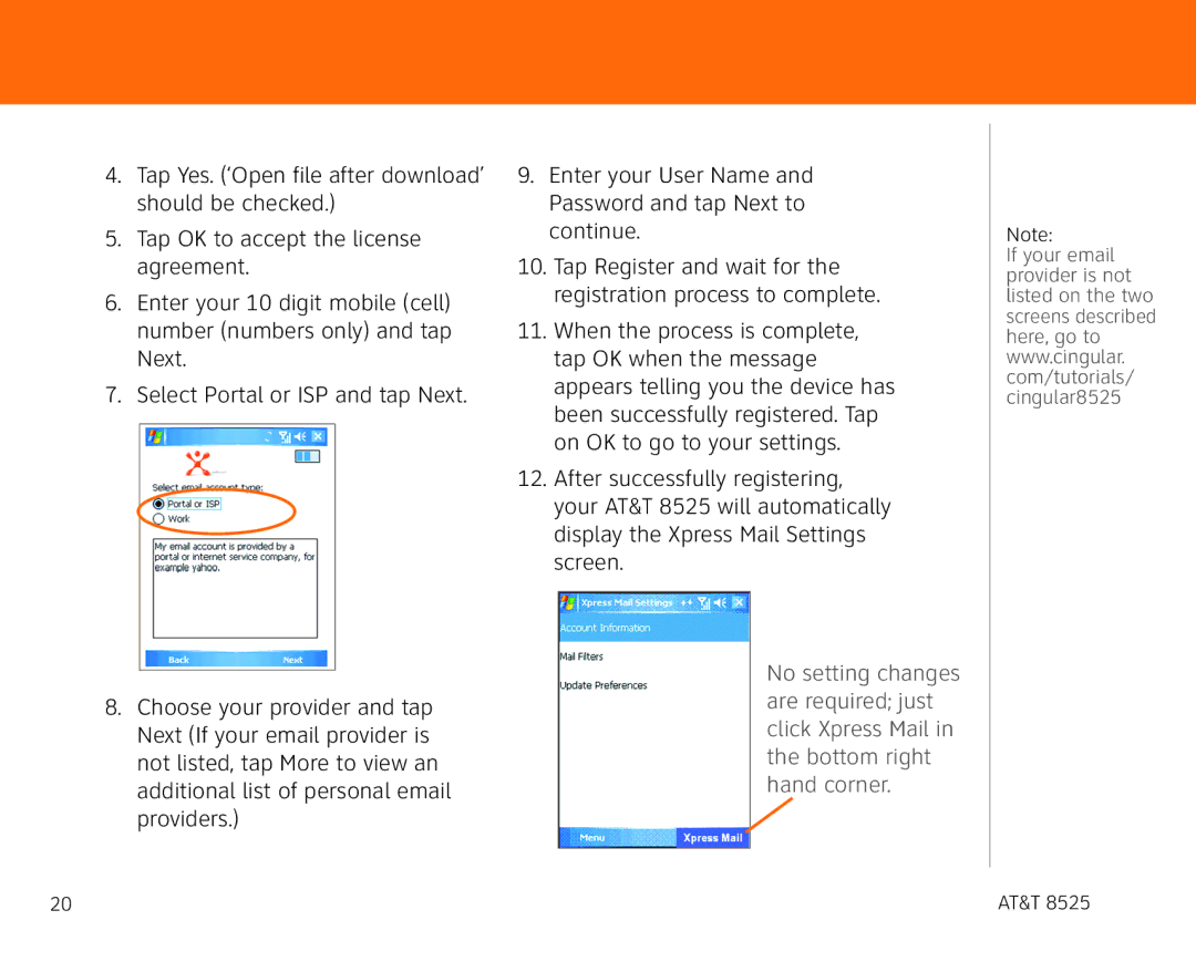 AT&T 855 manual At&T 