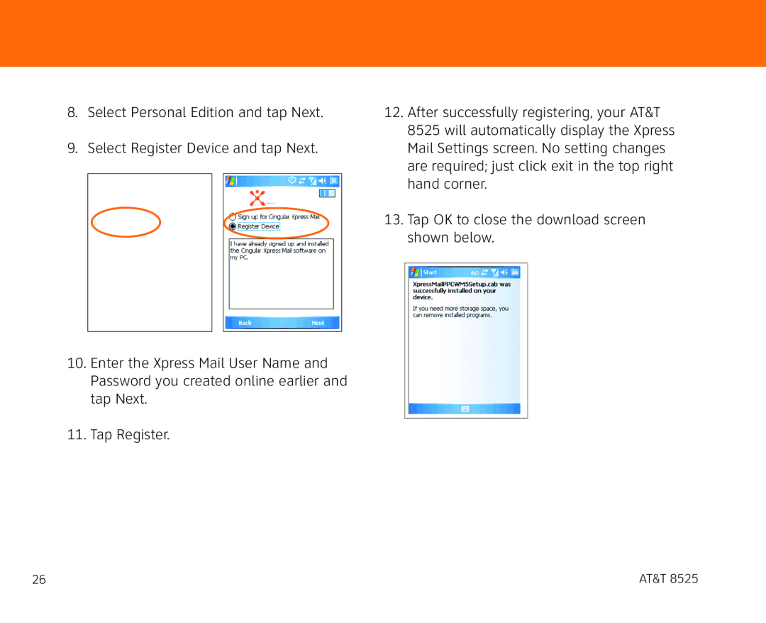 AT&T 855 manual At&T 