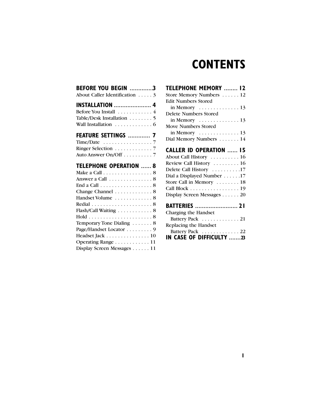 AT&T 9230 user manual Contents 