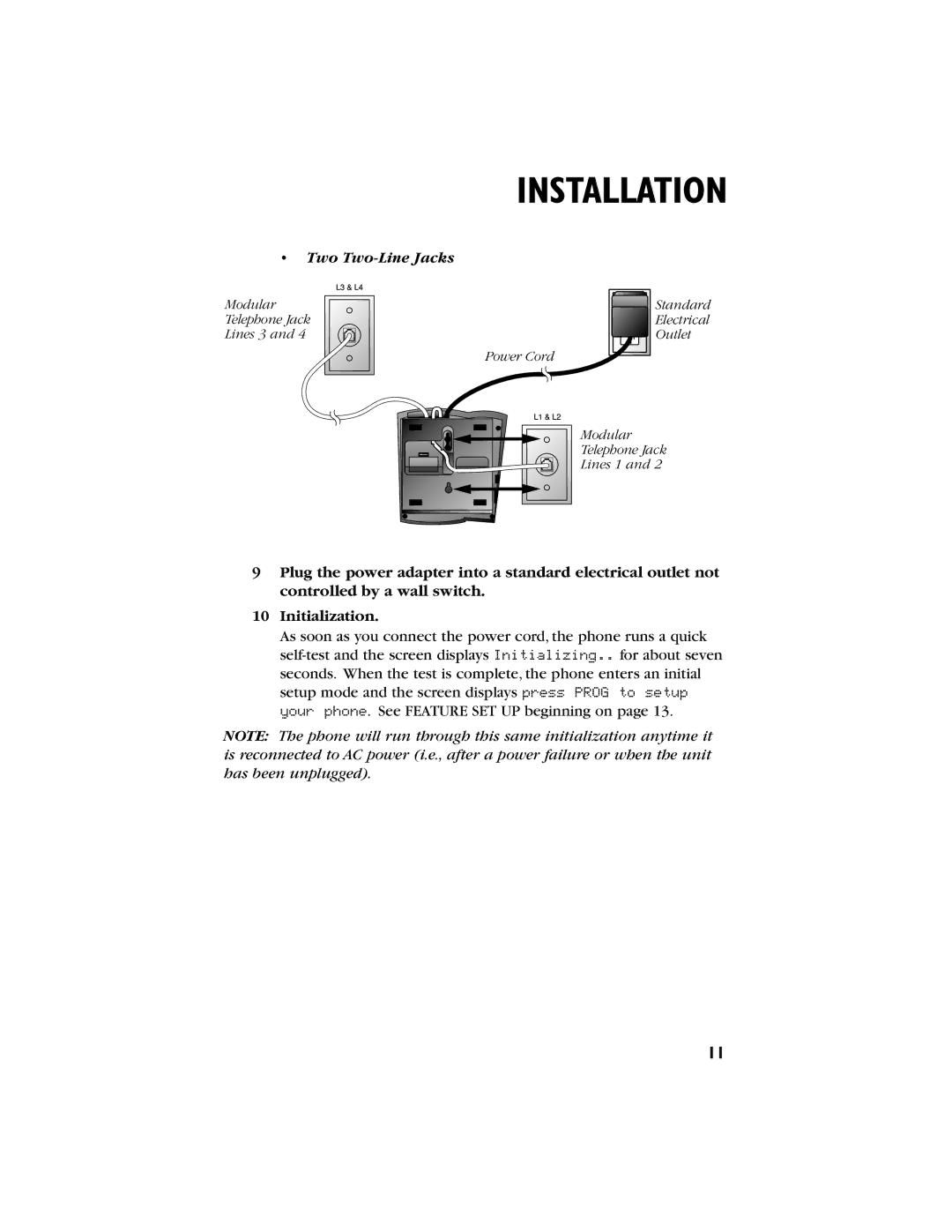 AT&T 944 user manual Two Two-Line Jacks 